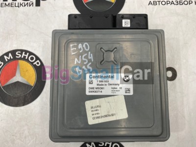 Блок управления двигателем BMW 335i 2008 E90 N54B30A 12147586933