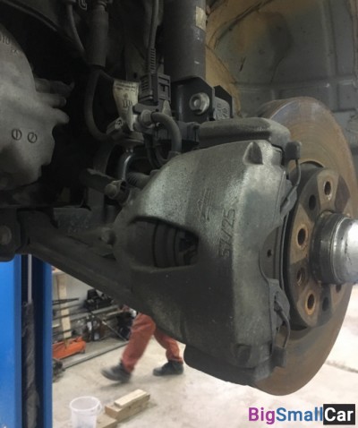 Суппорт передний левый Опель астра h