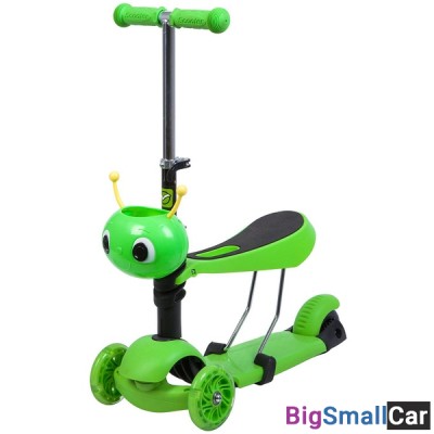 Детский самокат-кикборд 120S.DISCOKIDS.GN7 NOVATRACK