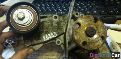 Помпа с роликом Fusion 2002-2012, Focus II 2005-2008, Fiesta 1995-2000, C-MAX 2003-2011 б/у - купить Перми