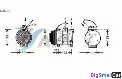 Компрессор кондиционера AVA quality cooling aiak01