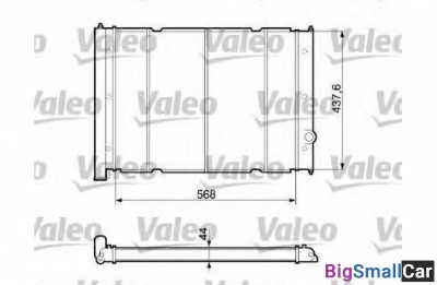Радиатор охлаждения AVA quality cooling VWA2034