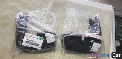 Брызговики передние Honda Civic 4d