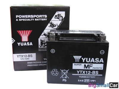 АКБ YUASA YTX12-BS 02920 АКБ YUASA YTX12-BS 02920