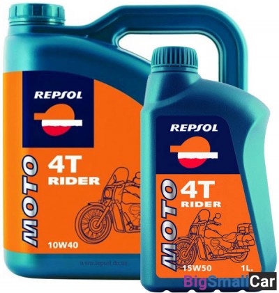 Масло моторное REPSOL MOTO RIDER 4T 10W40 4L 6026/R - купить Перми