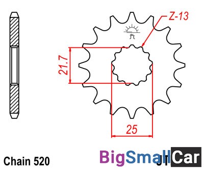Звезда ведущая JT JTF565.15RB - купить Перми