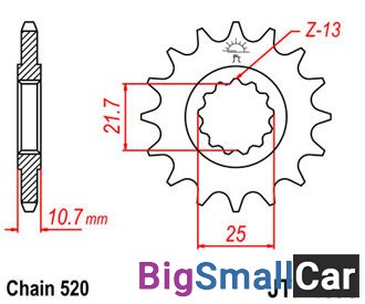 Звезда ведущая JT JTF1595.16RB - купить Перми