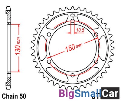 Звезда ведомая JT JTR859.39 - купить Перми