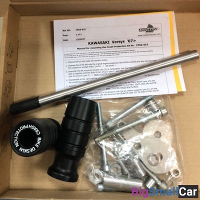 Слайдеры CRASH-PROTECTION Kawasaki KLE 650 Versus 07-15 CPKA-019-B - купить Перми