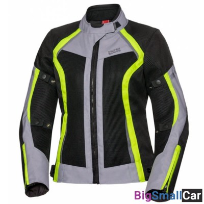 Куртка текстиль жен. IXS SportDamen Andora-Air blk/gr/yel DM X51046-395-DM - купить Перми