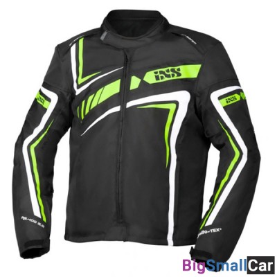 Куртка текстиль IXS Sport Jacket RS-400 ST blk/green XL X56042-371-XL - купить Перми