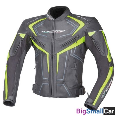 Куртка AGV Katana кожа black/yellow XL A02525 - купить Перми