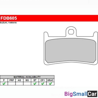 Тормозные колодки FERODO FDB605P - купить Перми