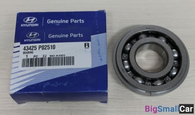 Подшипник пром. вала кпп D4AL 43425P02510