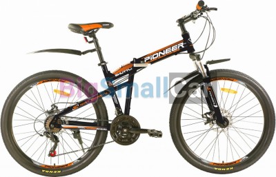 Дорожные велосипеды PIONEER SHUTTLE 26/17 black-orange-white Дорожные велосипеды PIONEER SHUTTLE 26/17 black-orange-white