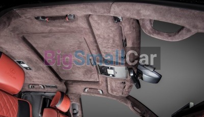 Перетяжка салона Toyota Town Ace кожей и алькантарой